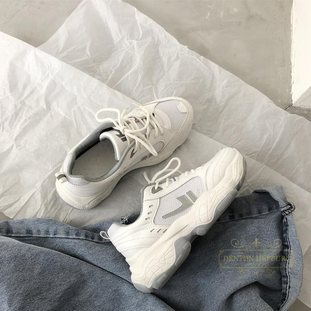 denton hepburn轻奢品牌显脚小老爹鞋女潮百搭运动休闲鞋女子季新款