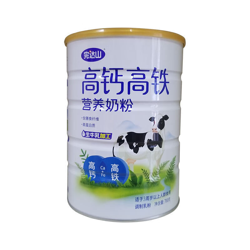 完达山膳食纤维牛奶 700g/罐 牛奶粉 3岁以上食用 膳食纤维 高铁营养