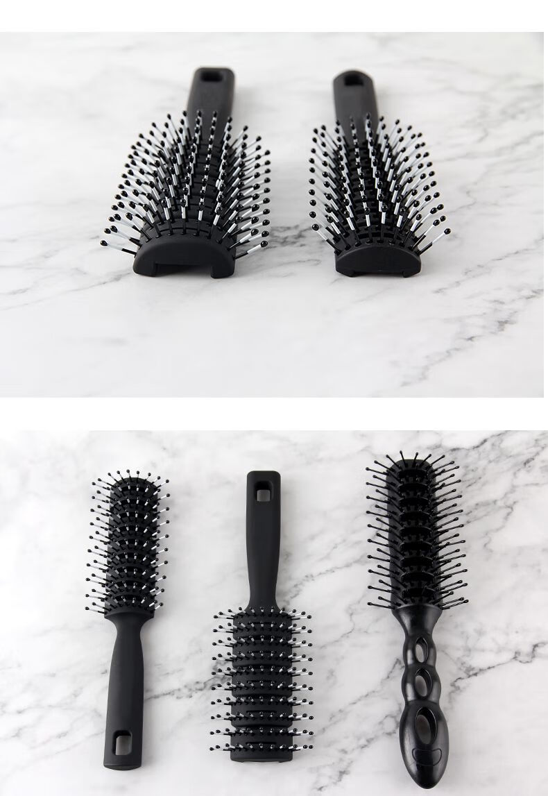 油头梳 男士吹头发造型蓬松神器发型师用油头造型梳子女卷发梳子 白色