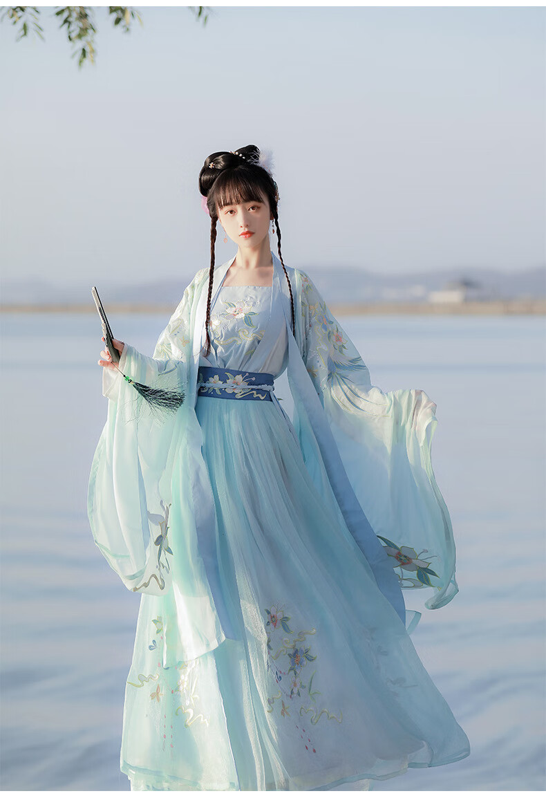 马面裙全套夏季古风汉服一片式齐腰襦裙刺绣半裙大集合百搭长款跳舞下