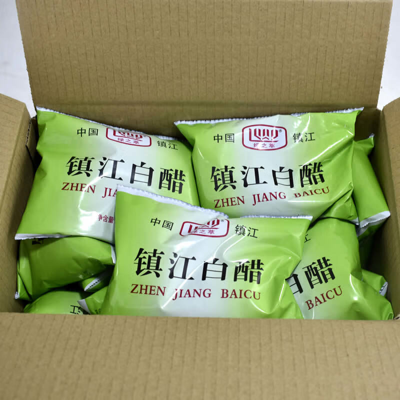 镇江白醋袋装300ml袋装家用清洁泡脚白醋洗脸食用除垢醋多用途白醋15