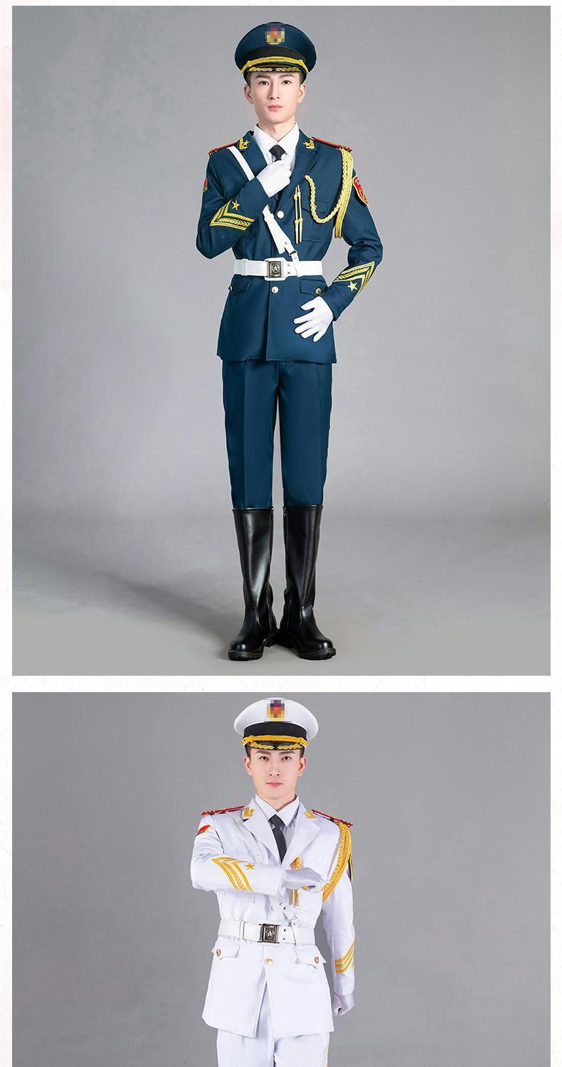 三军仪仗队服装三军海陆空高中班活动演出服升旗手服装学生仪仗队礼服