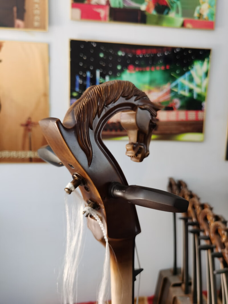 新款 马头琴龙头 舞台演出 录音级 初级教程视频 大弯脖浮雕琴箱 琴盒