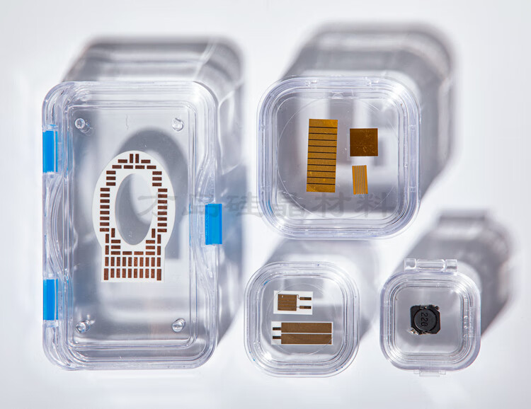 高弹性膜盒 防震包装器件 储存运输盒子高弹膜盒芯片盒硅片盒 高弹膜