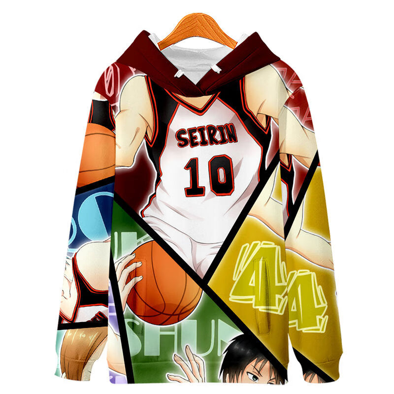 黑子的篮球卫衣黑子哲也赤司征十郎男动漫周边青少年薄款连帽外套1薄