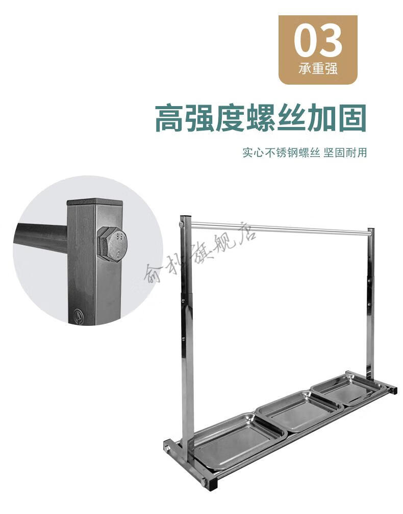 凉腊肉的架子明档桌上挂肉架不锈钢烧腊架烤鸭架烤鹅烧鸡乳鸽叉烧腊肉