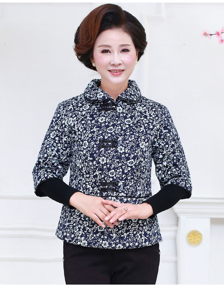 秋冬女款坎肩马甲加绒中老年女中袖小棉衣马甲岁妈妈唐装棉坎肩外套粉