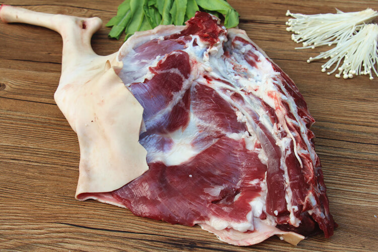 带皮羊腿新鲜羊腿10斤新鲜羊肉现杀羊腿带皮羊后腿10斤