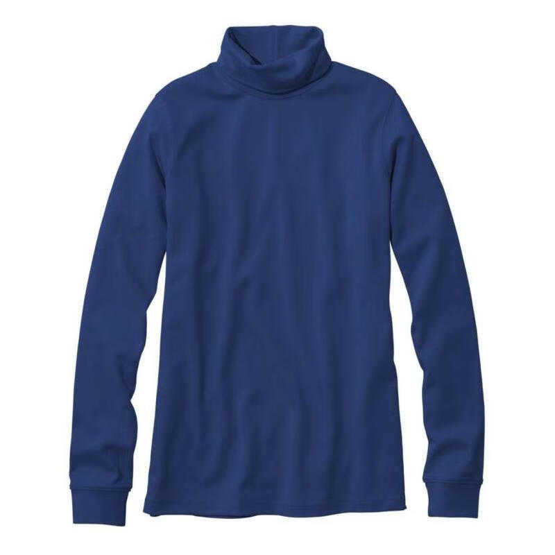 llbean宾恩女士毛衣高领长袖纯棉春秋保暖美国直邮ta188450bjredochre