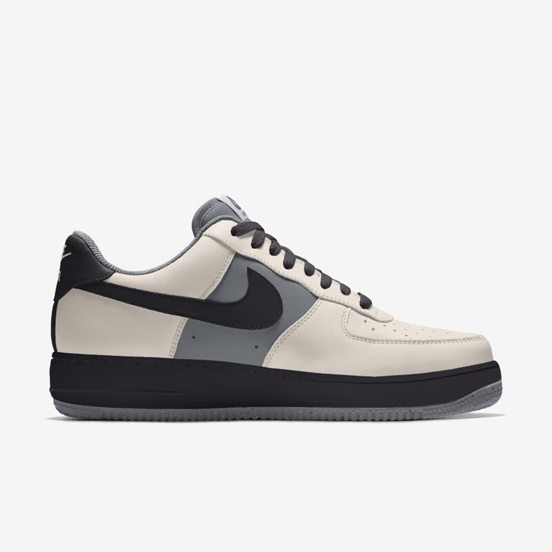 买手代购耐克nike air force 1 灰白熊猫情侣鞋 af1空军一号定制鞋