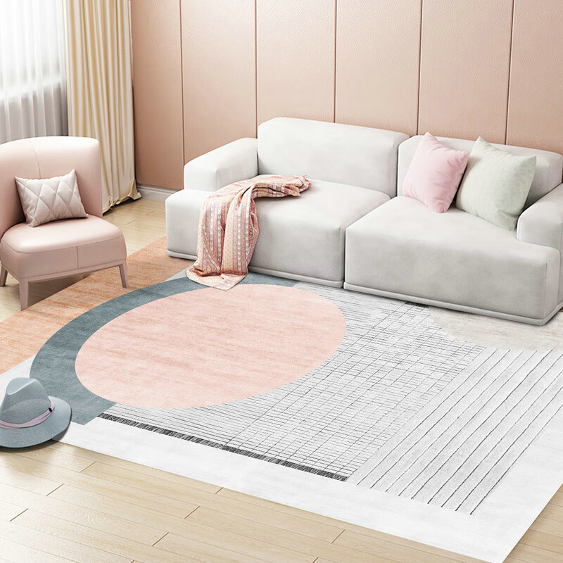 茶几地毯防水北欧皮革可擦洗地毯客厅茶几免洗阳台入户门防水易打理