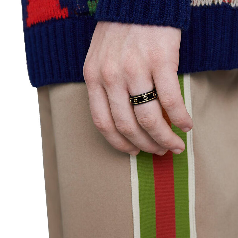 【包税】gucci/古驰 2020新款icon系列 男女通用饰有18k金黄金双g细节