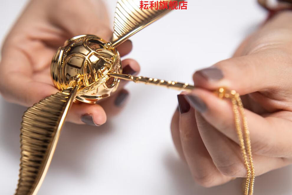 哈利波特复活石戒指哈利波特金色飞贼戒指盒求婚首饰收纳盒精致情人节