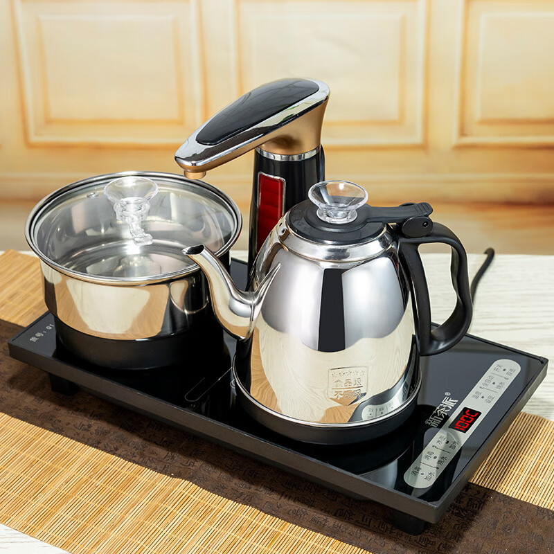 满得利智能全自动上水电热水壶家用抽水式烧水壶泡电茶壶茶具电茶炉