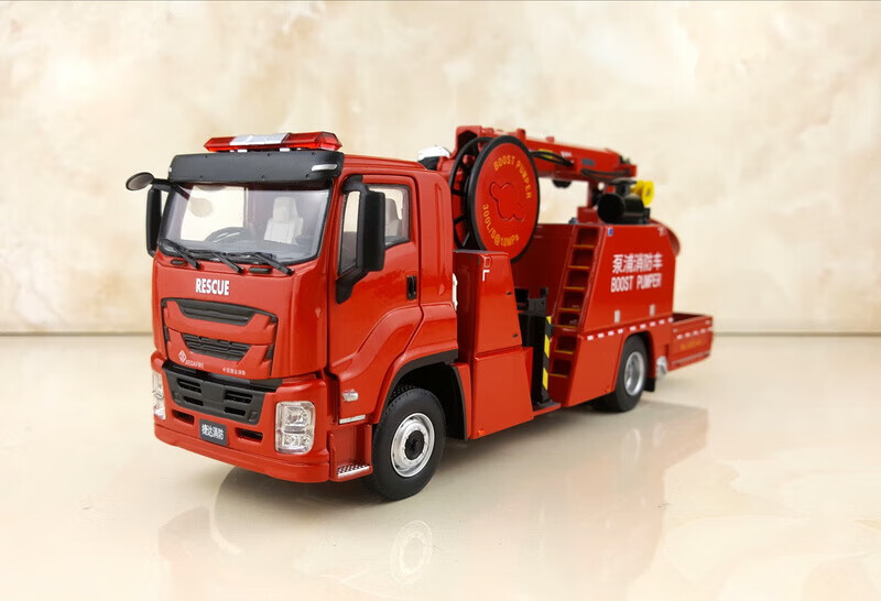 原厂徐工消防车仿真模型高空作业车奔驰底盘徐工dg100登高平台消防车