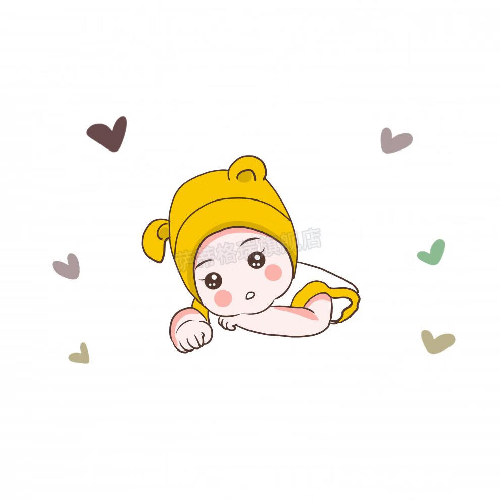 2022新品微信头像定制 q版手绘设计真人情侣卡通宝宝头像logo微信