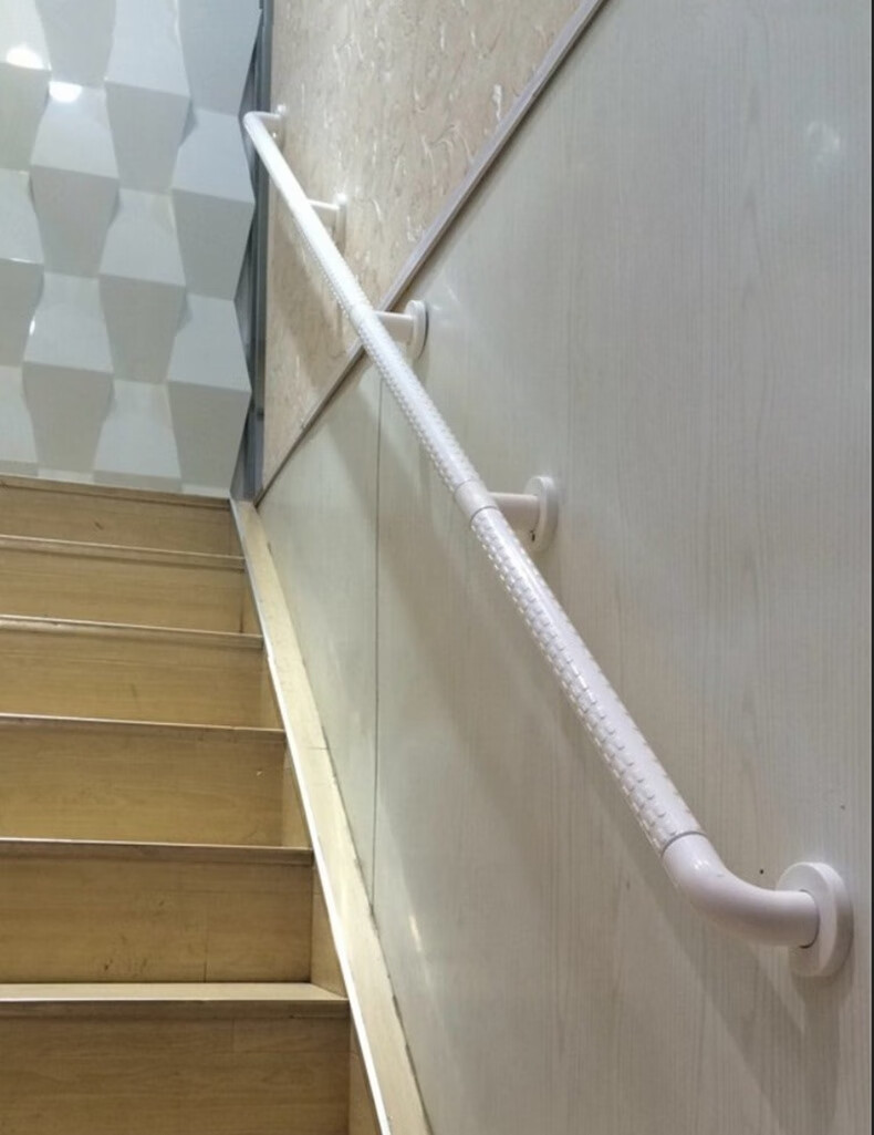 无障碍楼梯扶手 栏杆医院养老院走廊扶手老人残疾人安全防滑拉手 黄色
