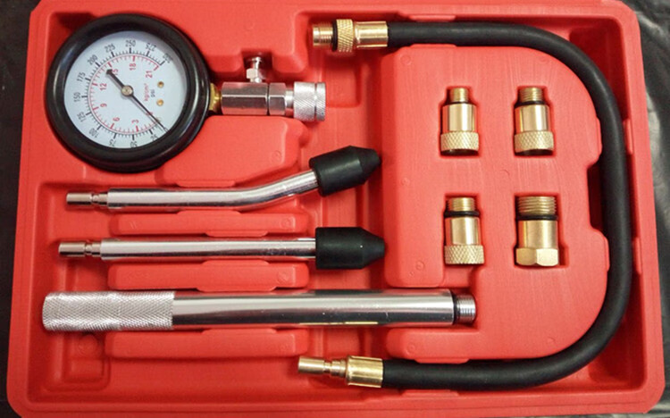 汽车摩托车发动机缸压表气缸压力表汽缸压力表汽车检测量汽修工具加长