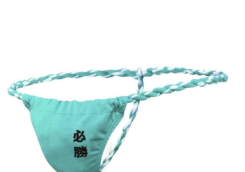 hotkeke和风六尺裤男日式日风内裤男兜裆布相扑内裤绑带短2022红色xxl