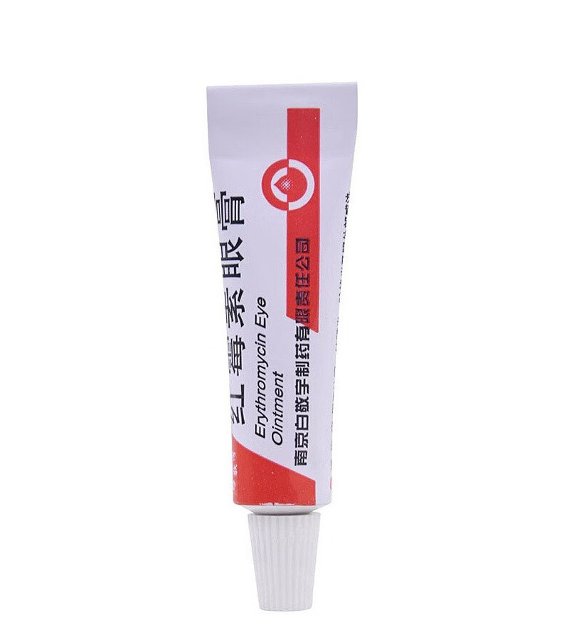 白敬宇红霉素眼膏2g成人儿童沙眼结膜炎脸缘炎眼外部感染眼睑炎眼睛红