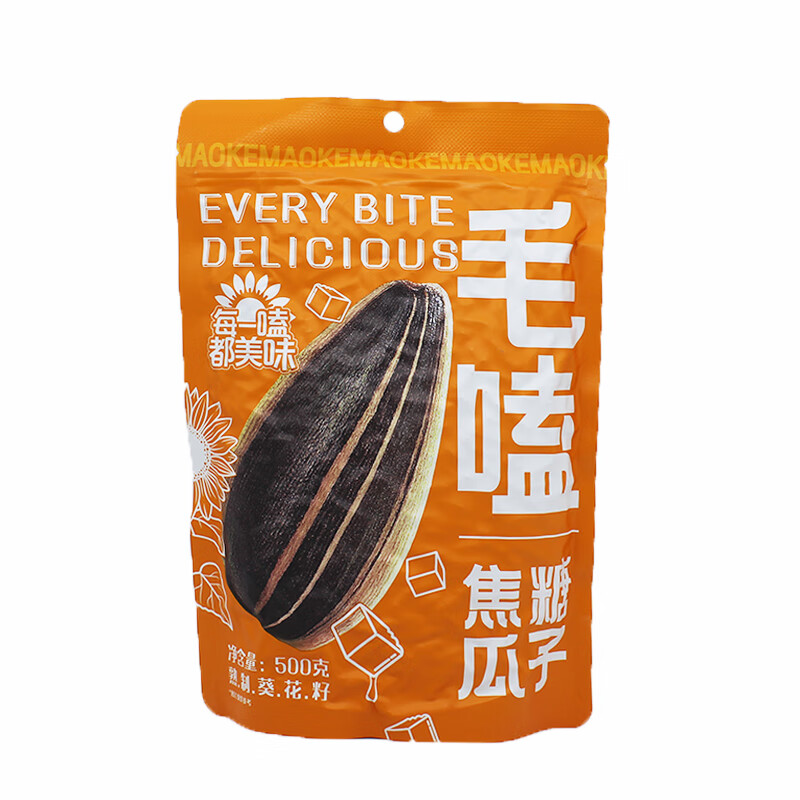 洽洽毛嗑焦糖味瓜子1斤大包装原味瓜子五香葵花籽坚果炒货零食 原味1