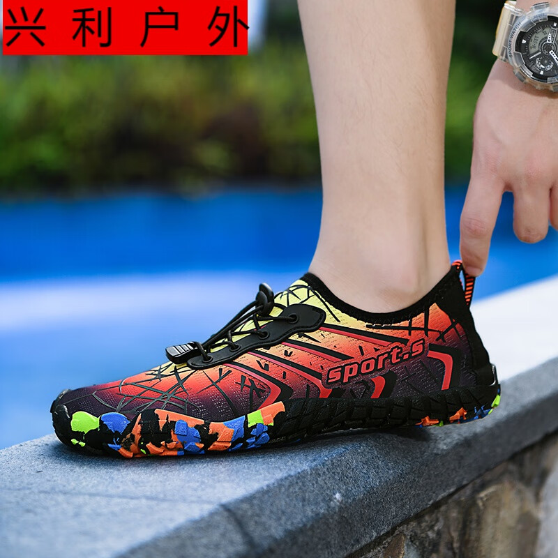 沙滩袜游泳鞋软鞋速干潜水浮潜鞋防割防滑游泳鞋赤足沙滩软鞋涉水溯溪