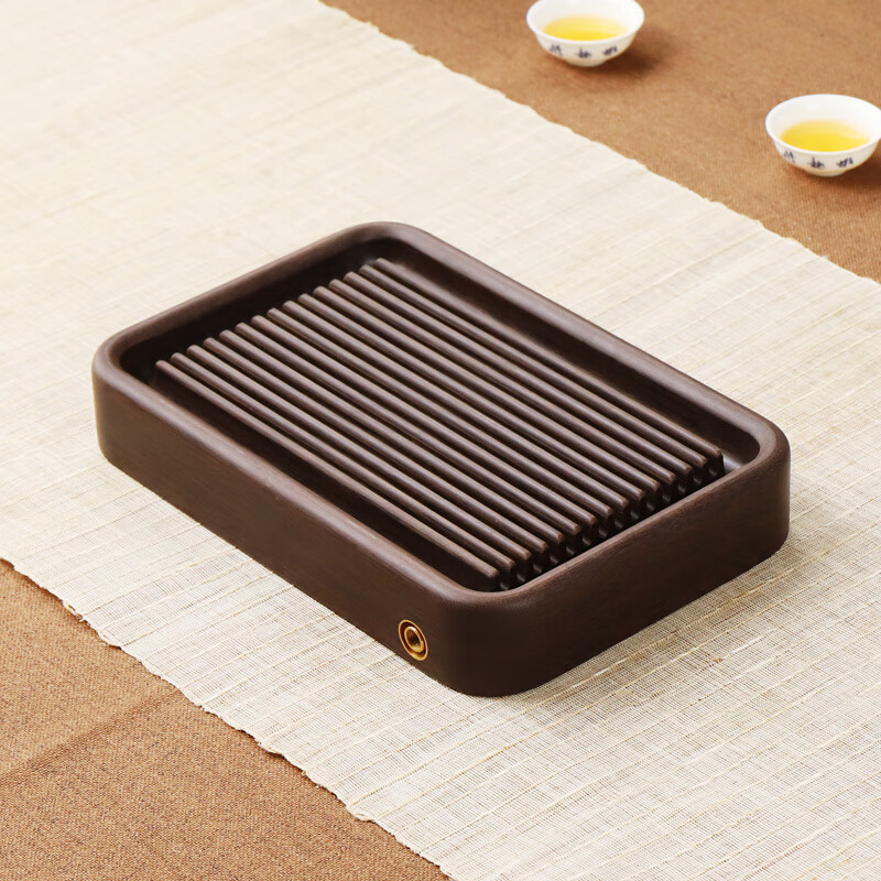 迷你茶盘小茶盘一人用茶水托盘德国进口电木茶盘小号家用排水茶台电