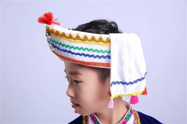 白族民族服装男成人56个民族演出服儿童白族服女少数民族表演服男童