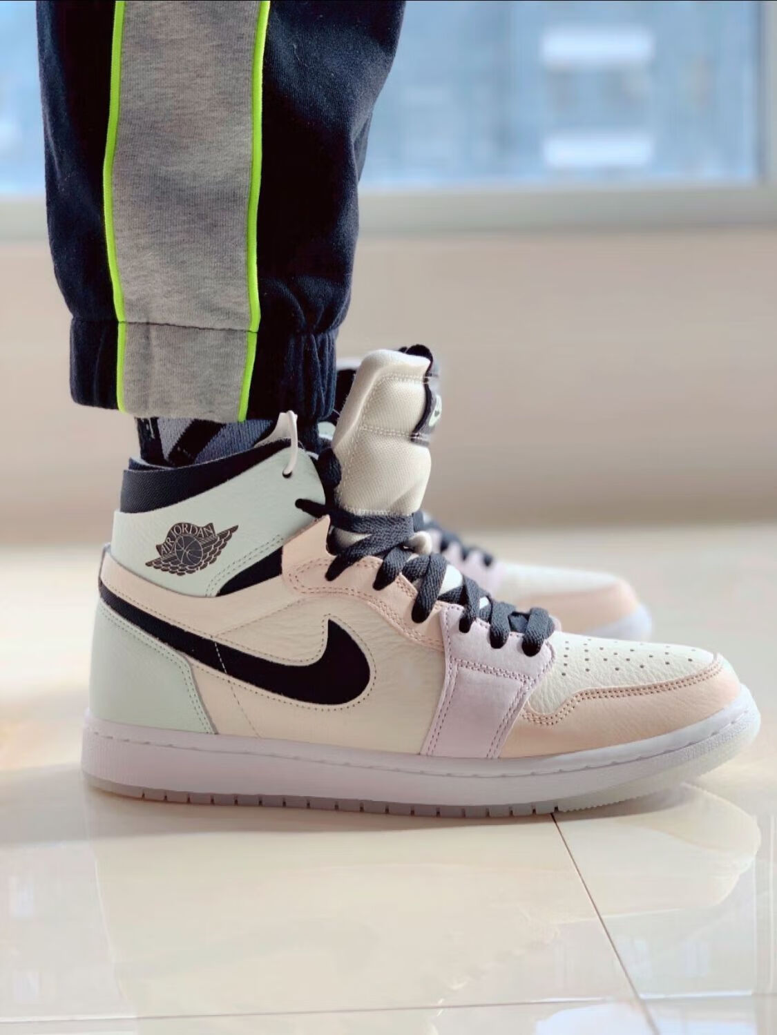 耐·克ni·ke官方aj1复活节高帮拼色百搭休闲百搭高品质耐磨大童男女