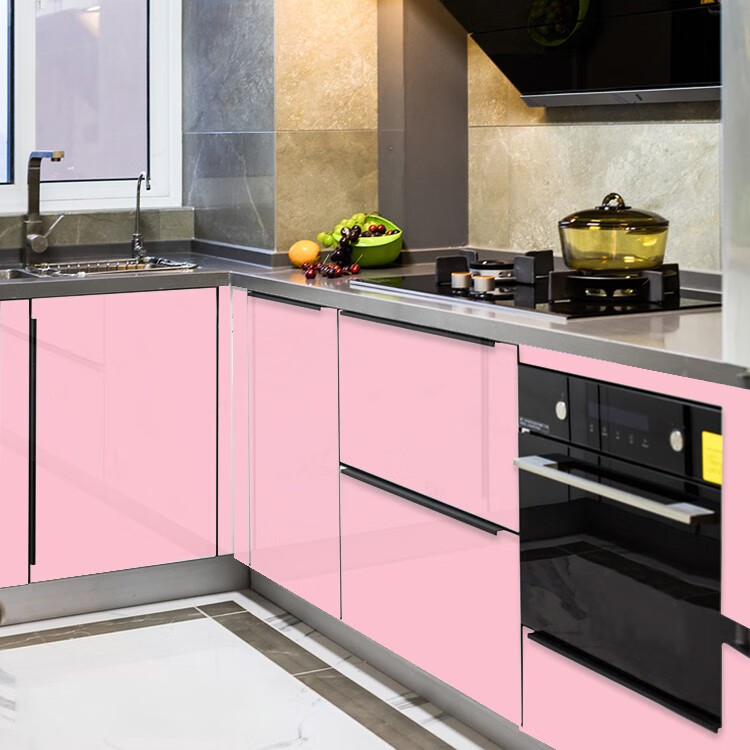 厨柜防油防水贴纸厨房橱柜贴纸自粘柜子防潮翻新贴柜门面板烤漆灶台