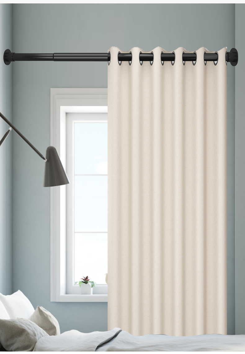 小米mi生态米家通用免打孔伸缩杆卧室窗帘杆阳台晾衣杆卫生间浴帘杆