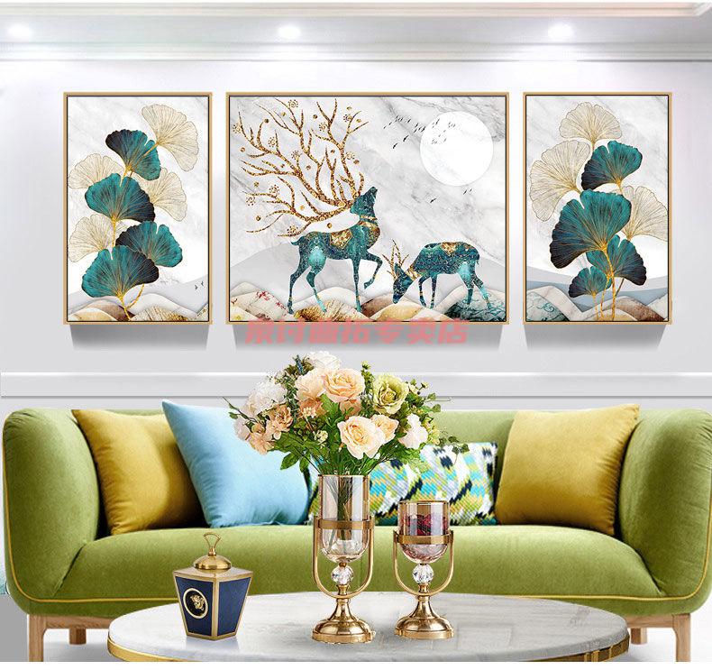 十字绣自己绣中国风银杏树树叶十字绣线绣家居客厅卧室满绣新款2021