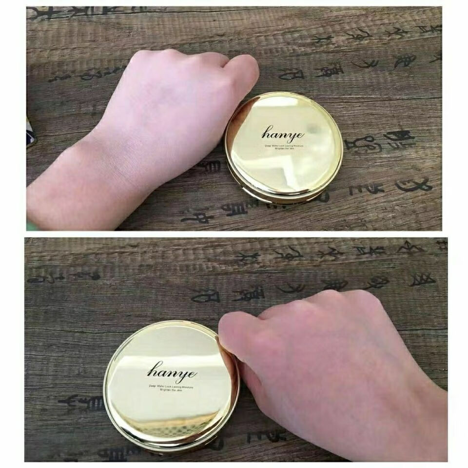 裸妆保湿粉底隔离霜防汗不1脱1妆l加两个替换装韩叶气垫加两个替换装