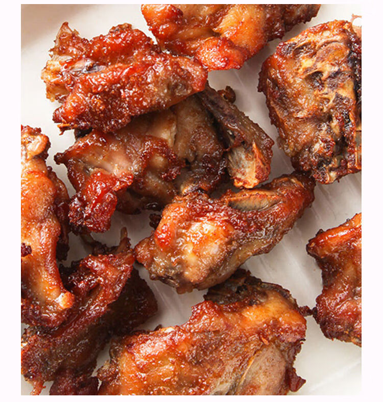 沈阳中街qq鸡架东北特产小吃甜辣味350g*5袋油炸鸡骨架 甜味鸡架350g*