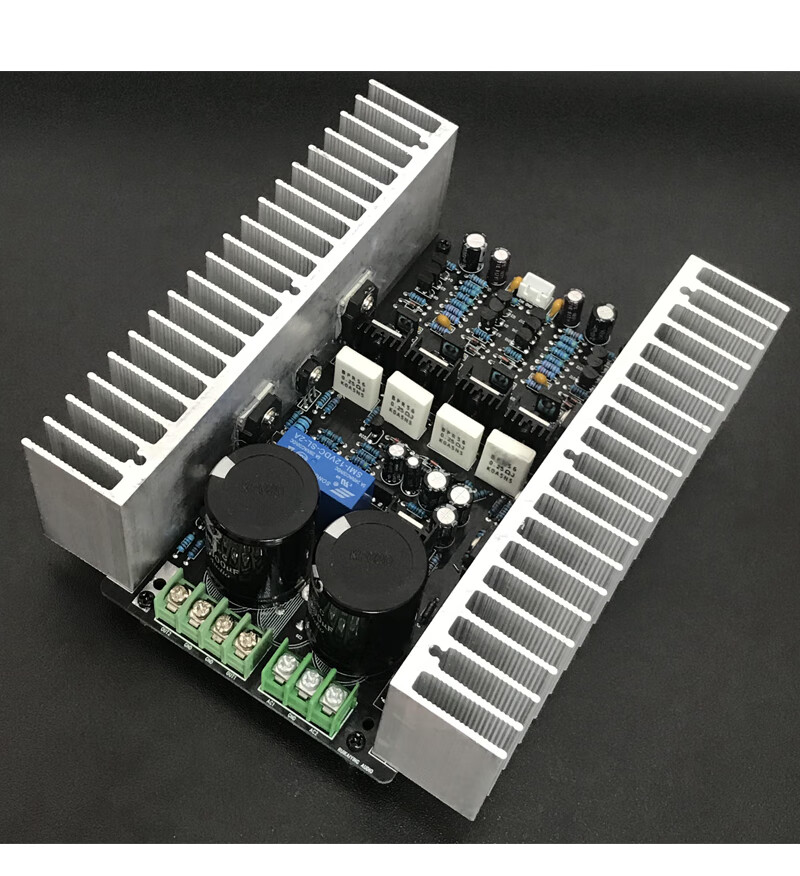 于发烧功放板大功率安森美对管hifi东芝5200双声道纯后级功放成品板