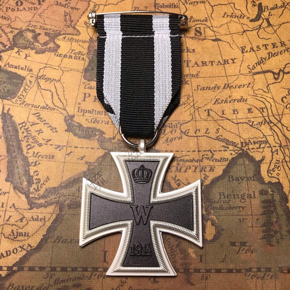 二战德国铁十字i勋章德意志普鲁士二级铁 ek2徽章 橡树叶骑士章德国