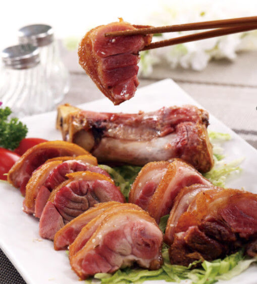 润轩德国风味咸猪手咸猪肘脆皮猪肘生制半成品酒店同款已调味净重1000