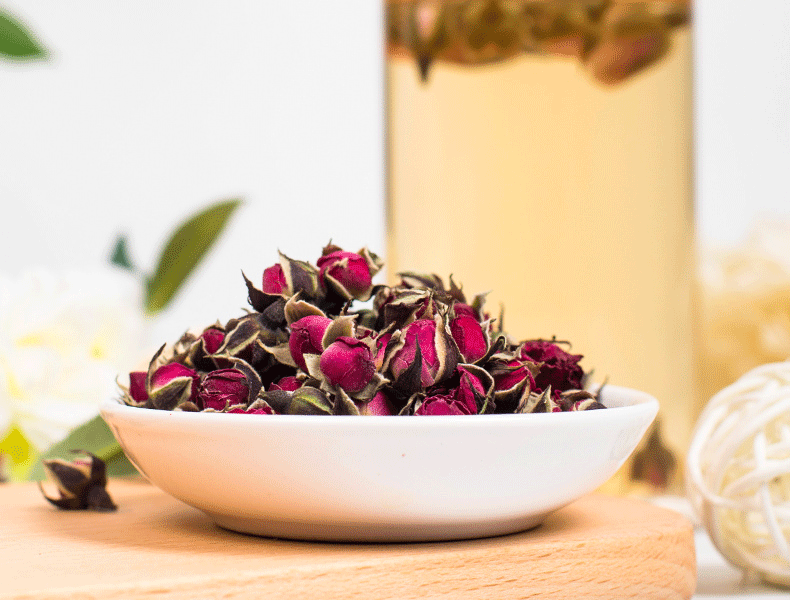 金边玫瑰花茶干玫瑰特级泡茶旗舰店云南养生茶花茶散装干花干金边玫瑰