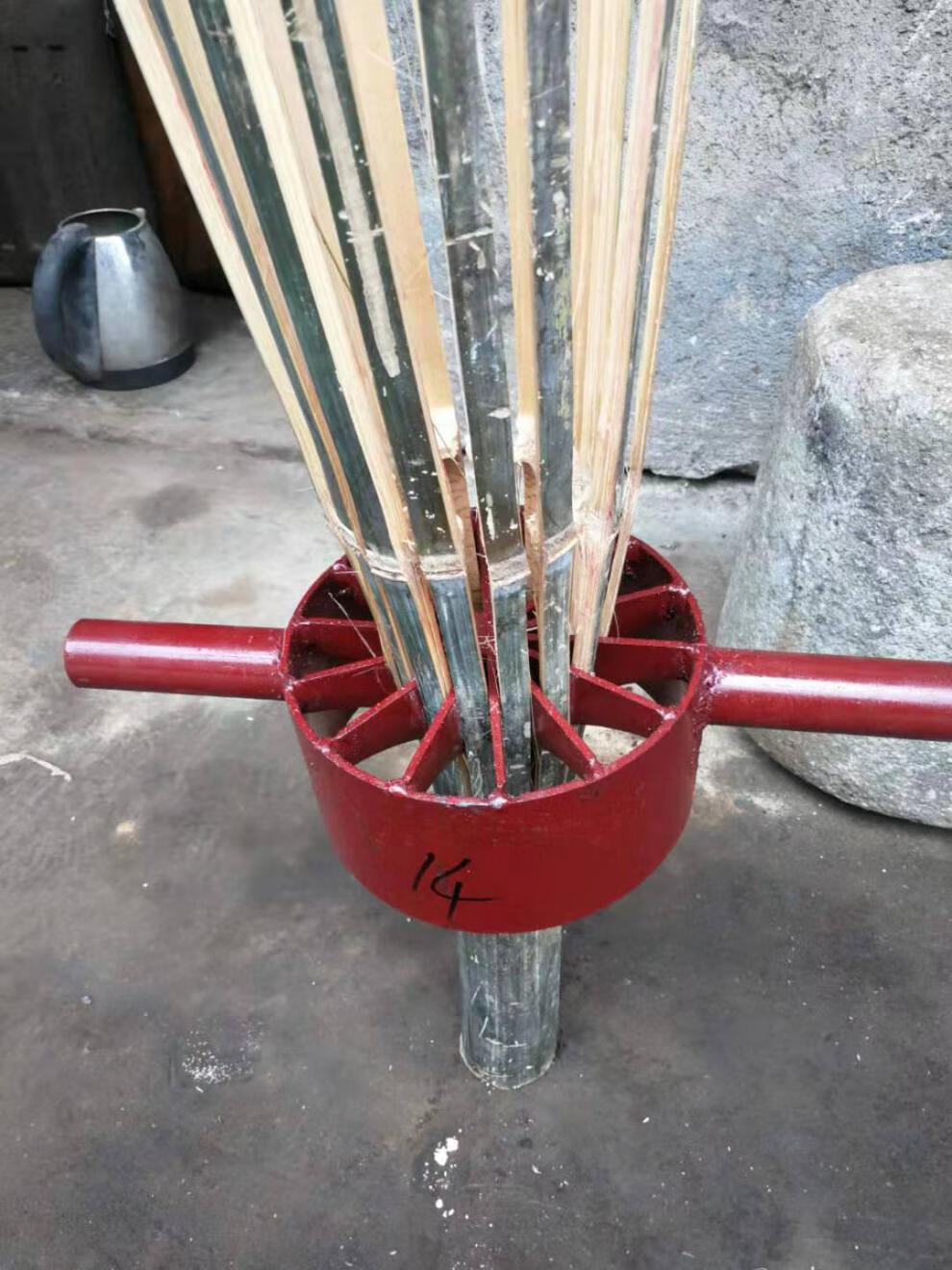 破竹刀机篾刀快速劈破竹筒机开竹子切片加工工具神器圆竹分条机器 17