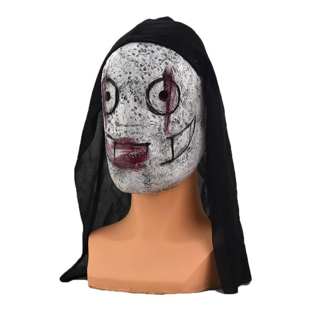 黎明杀机cos 黎明杀机军团游戏同款乳胶面具恐怖屠夫半脸头套cos面罩