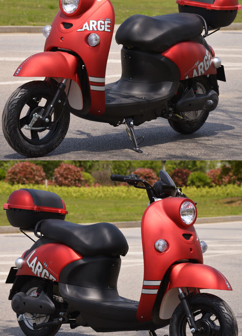 新款电动车学生72v长跑龟五电瓶车成人60v电摩踏板车代步车白色72v22