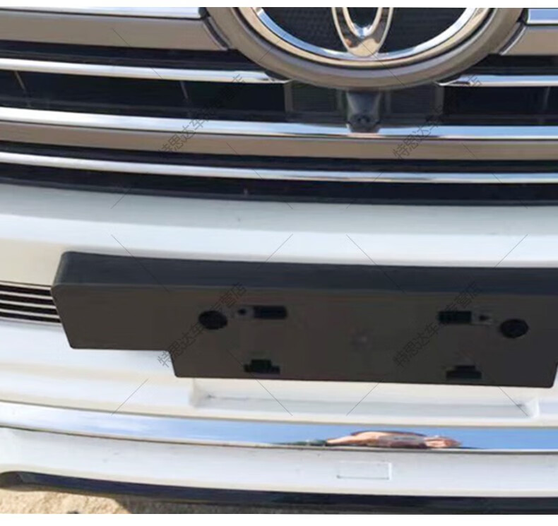 丰田兰德酷路泽牌照架 16-20款兰德酷路泽lc200前牌照底座车牌照架陆