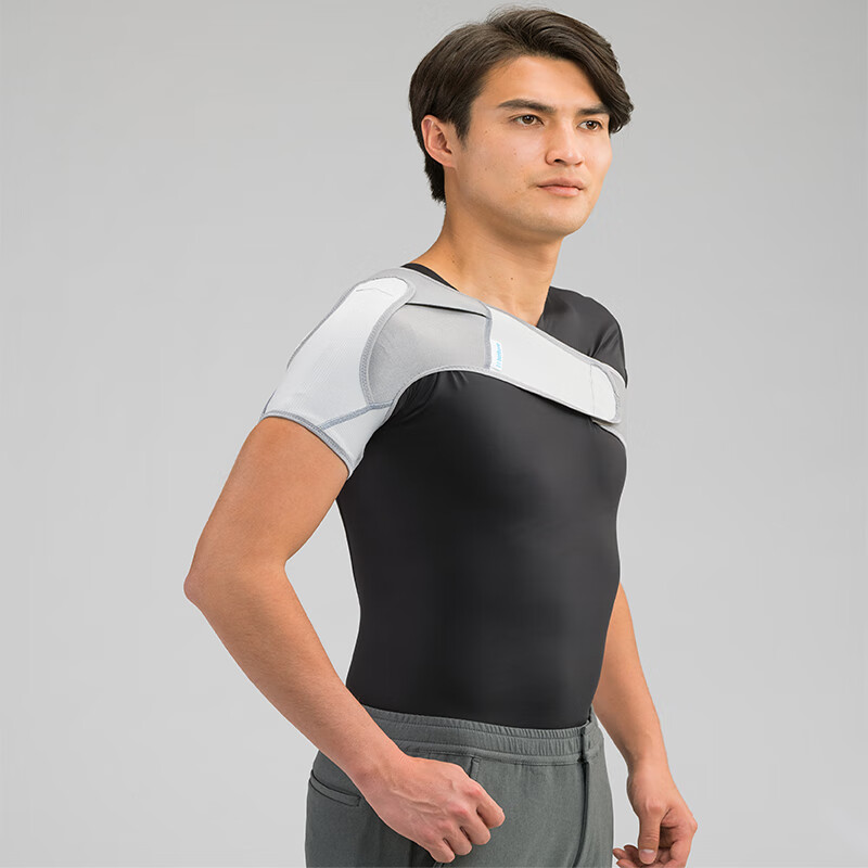 松川藤南日本运动护肩健身单肩 羽毛球篮球肩膀护具防脱臼肩周炎肩
