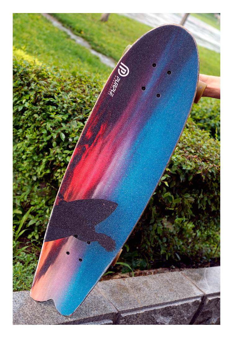 滑板磨砂贴纸陆地冲浪板砂纸长板滑板潮牌磨砂纸短板专业贴纸气孔细沙