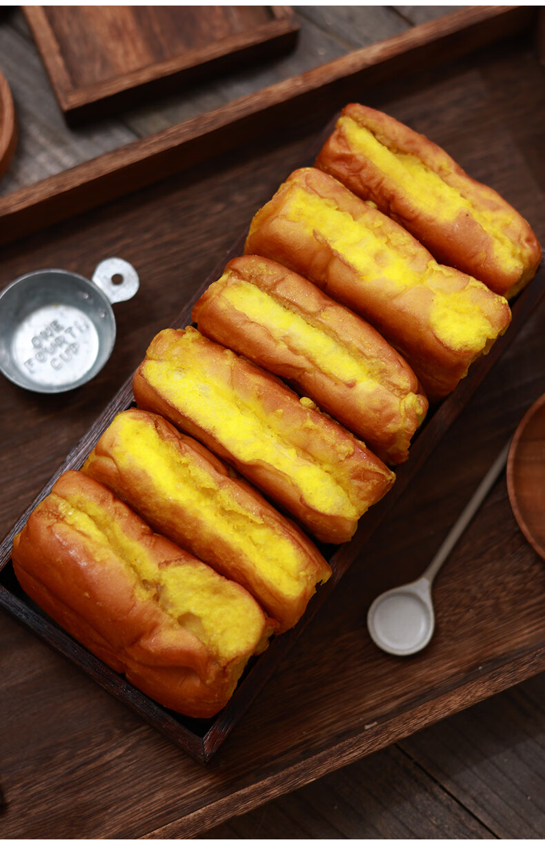 寻脆记老式三明治面包福建闽南油炸儿时怀旧奶黄夹心面包早餐面包