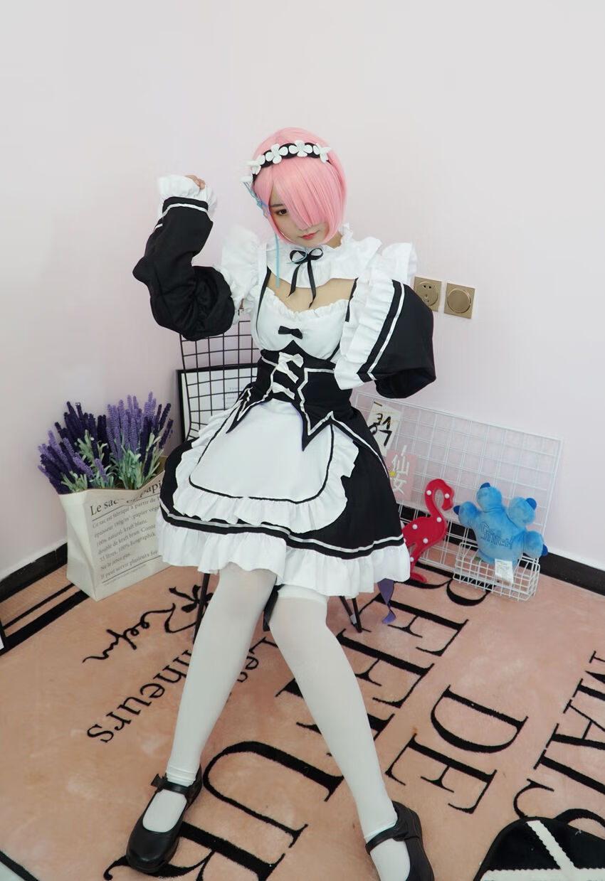 蕾姆cos服女仆装动漫拉姆雷姆女从零开始的异世界生活cosplay服装礼物