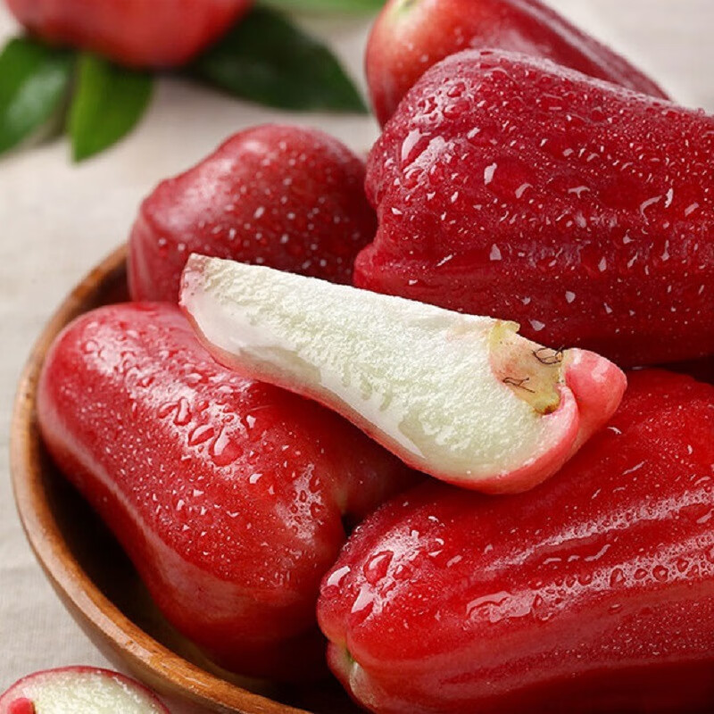 梦宛怡 【顺丰直达】海南黑金刚莲雾果新鲜水果3斤当季应季整箱牛奶连