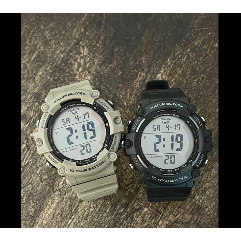 casio卡西欧 海外代购ae-1500wh-1a/5a /8b电子表男运动大屏数显防水