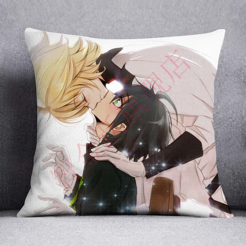 终结的炽天使周边费娘抱枕双面图费里德米迦迩柊筱娅靠枕可拆卸 2# 50