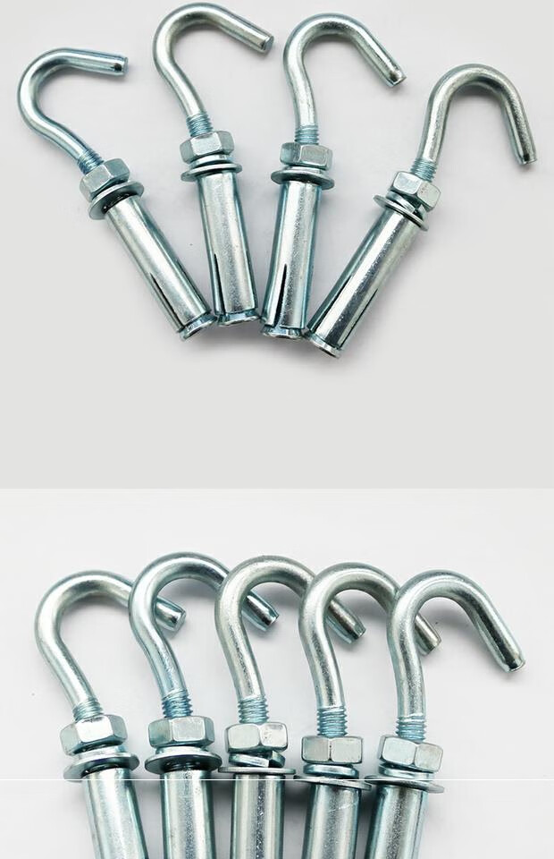 带钩膨胀 挂钩 吊钩镀锌 膨胀钩 膨胀钩 膨胀螺丝钩m6 m8 m10 m12 m6